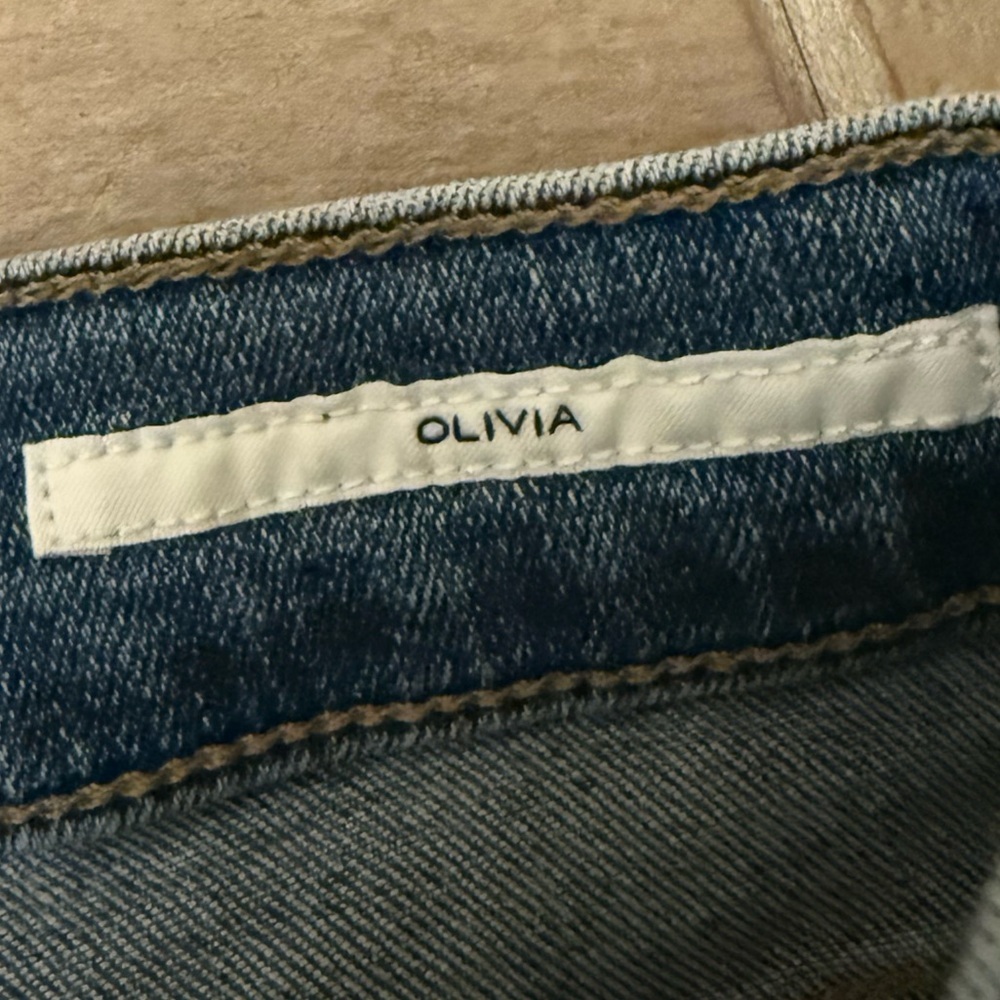 Citizens of Humanity Olivia High Rise Skinny Straight Jeans Sz 25 Medium Wash - Picture 4 of 8